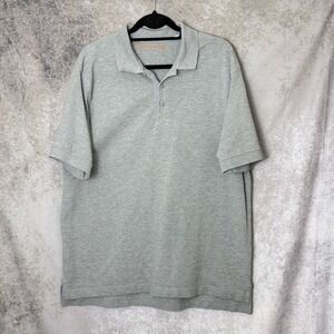 5.11 Tactical Series Mens L Professional Polo Shirt Heather Gray Cotton Pique